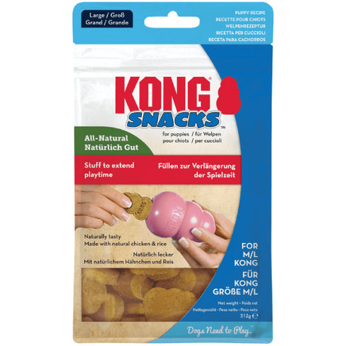 Recompense pentru caini KONG Snacks Puppy 312g
